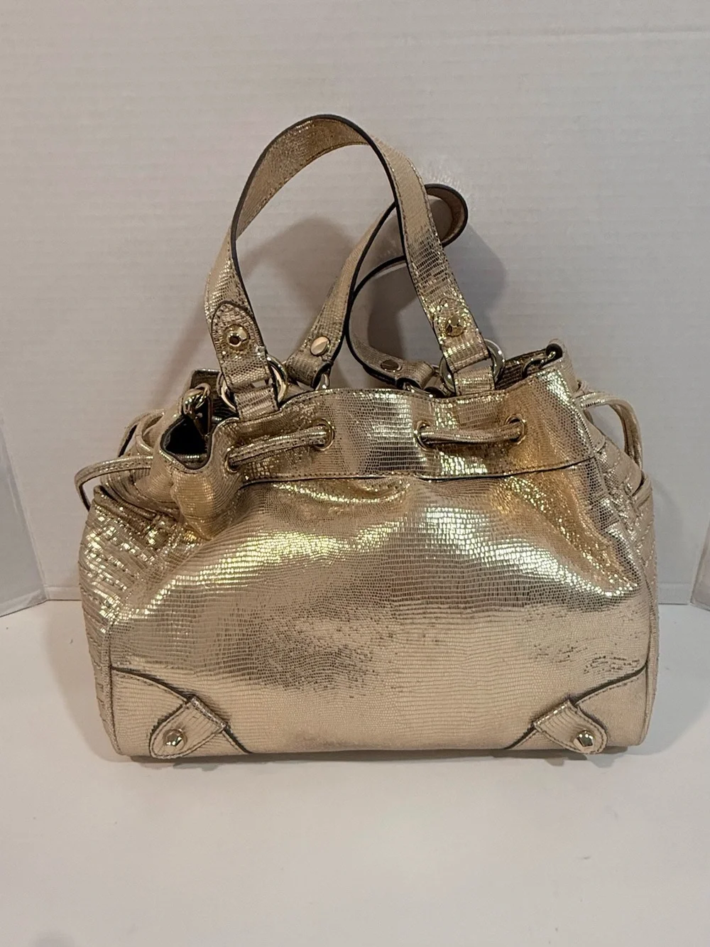 Juicy Couture Metallic Gold Satchel